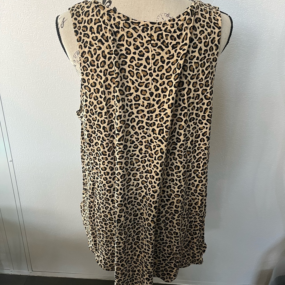 Old Navy Women XL Spandex Leopard Maxi Tank Top, NWT, Excellent Condition,summer - Picture 4 of 12